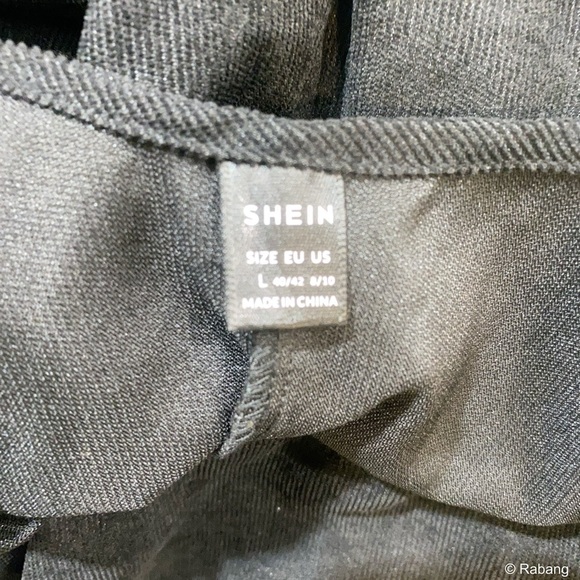 SHEIN Black Halter Wide-Leg Jumpsuit - Picture 3 of 7